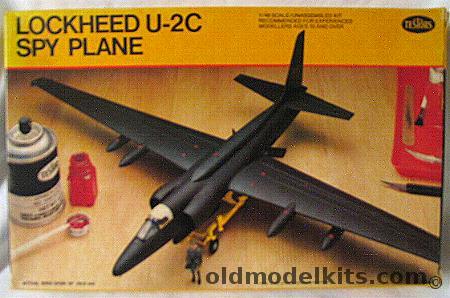 Testors 1/48 Lockheed U-2C Spyplane - NASA / Black USAF / Camo USAF, 209 plastic model kit